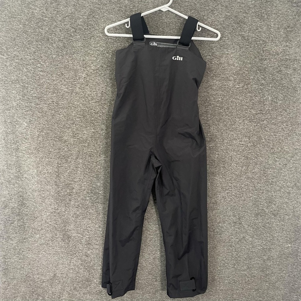Gill Coast Trouser Youth Small Black Waterproof Nylon Pants Bib